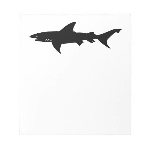 Shark Attack _ Diving with Sharks Elegant Black Notepad
