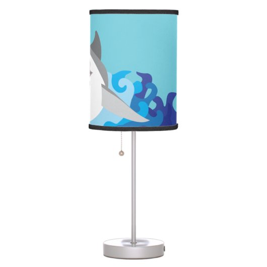 Shark Attack - Great White Shark Table Lamp (Right)