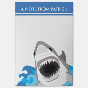 ST00008190 'Shark' Sticky Note Ruler Pad 