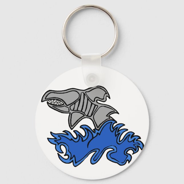 Shark attack key chain (Front)