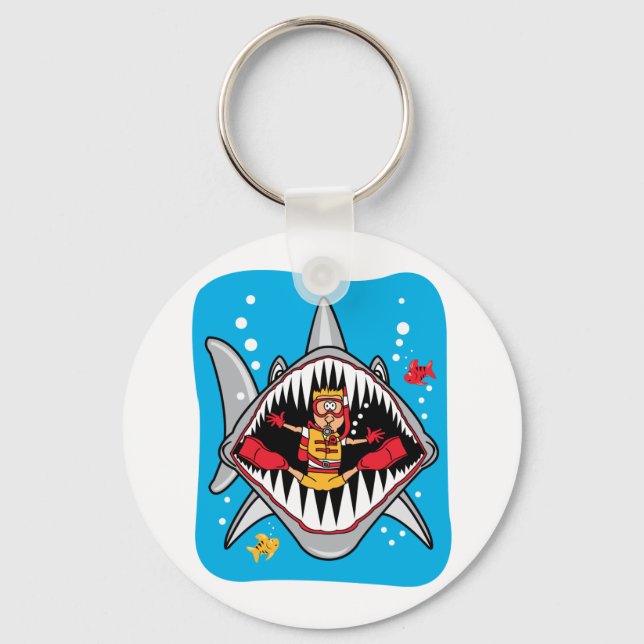 Shark Attack! Keychain (Front)