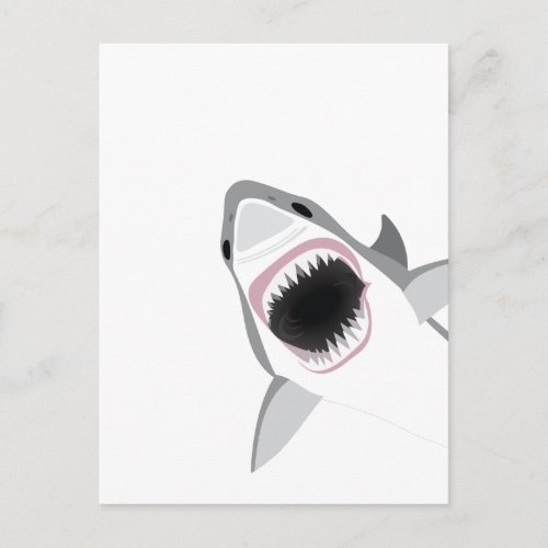 Shark Attack Postcard