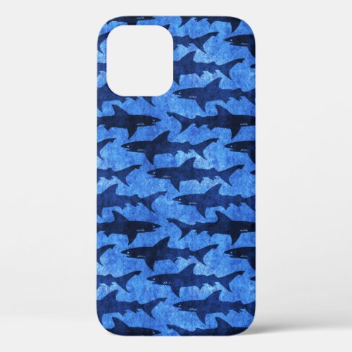 Shark Attack School of Great White Sharks Case_Mat iPhone 12 Pro Case