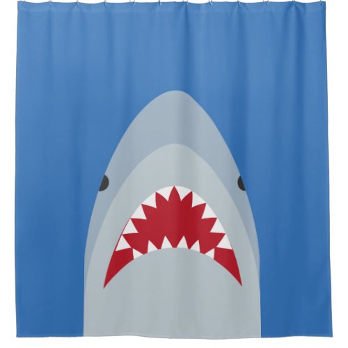 Shark Attack Shower Curtain