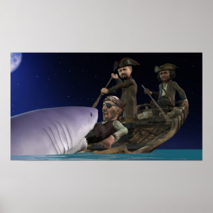 Shark Attack - Small Poster