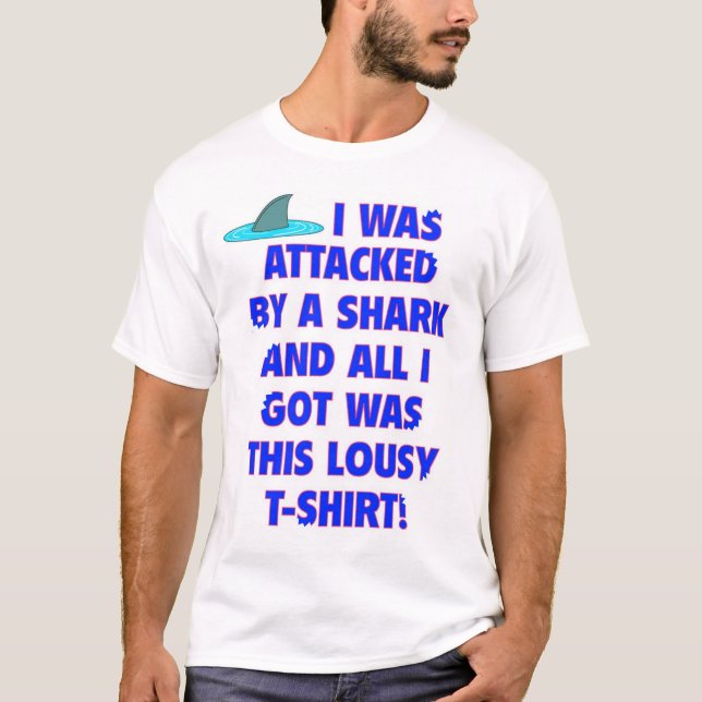 Shark Attack Souvenir T-Shirt (Front)