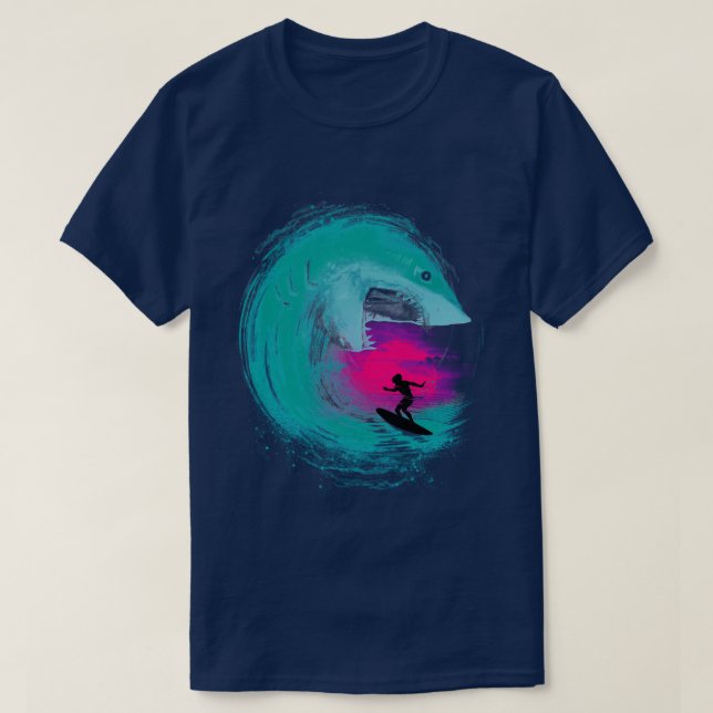 Shark Attack  T-Shirt (Design Front)