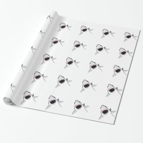 Shark Attack Wrapping Paper
