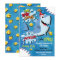 Shark Baby Birthday Party invitation