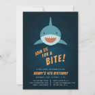 Shark Bait Birthday Party Invitation