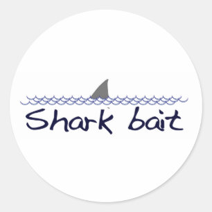 Shark Bait Classic Round Sticker