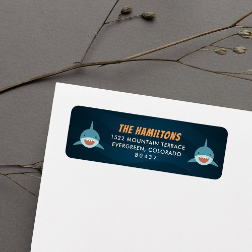 Shark Bait Return Address Label