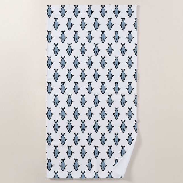 Shark Beach Towel (Front)