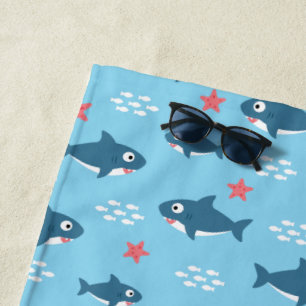 Shark Beach Towel