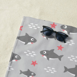 Shark Beach Towel