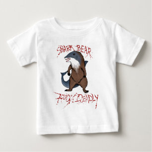Shark Bear Baby T-Shirt