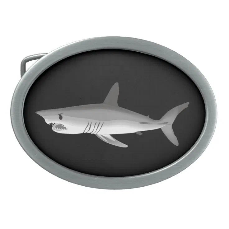 Shark Belt Buckle Zazzle