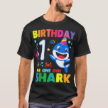 Shark Birthday 1 Years Old 1st Birthday Boy Matchi T-Shirt<br><div class="desc">Shark Birthday 1 Years Old 1st Birthday Boy Matching Family  .</div>