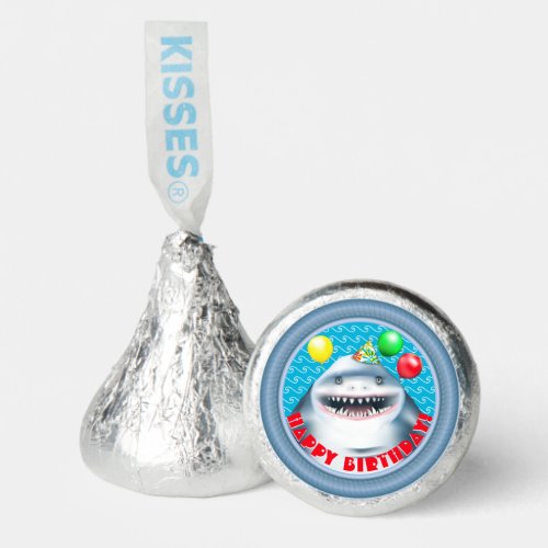 Shark Birthday Party Hersheys Kisses