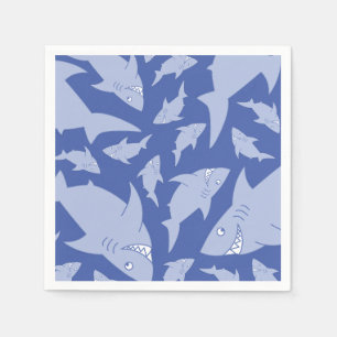 Shark Birthday Party Napkins