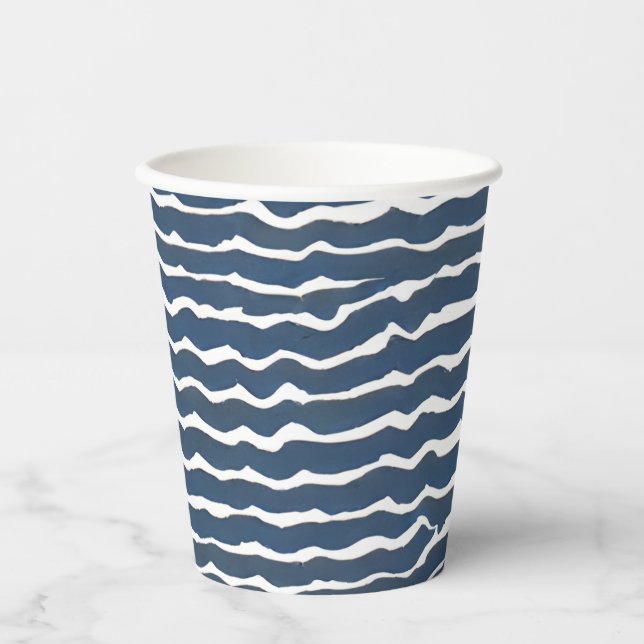 Shark birthday Party Paper Cups (Front)