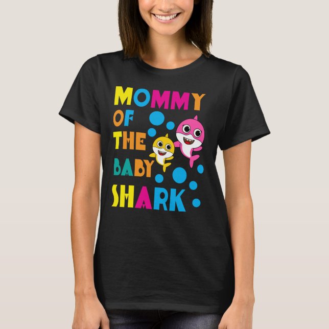 Shark Birthday Quote Funny B-day Mom T-Shirt (Front)