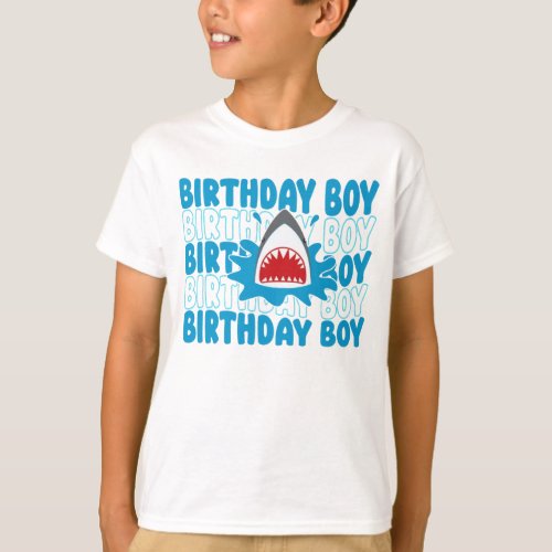 Shark Birthday T_Shirt