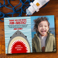 Shark Bite Any Age Birthday Photo