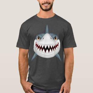 Shark Bite Gear Teeth Smile Funny  T-Shirt