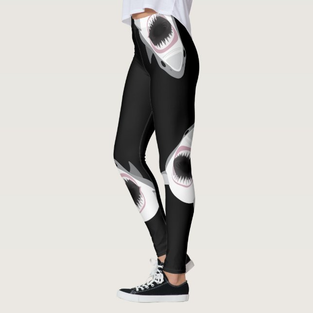 Shark Bite Jaws Leggings (Left)