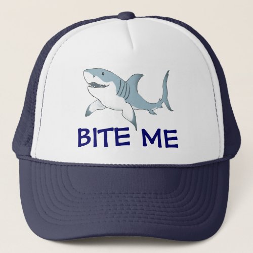 Shark Bite Me hat