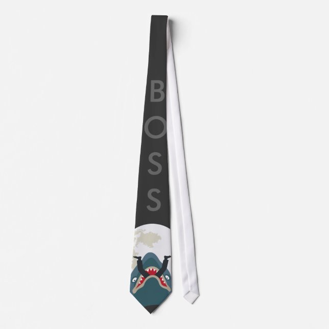 Shark Boss Neck Tie (Front)