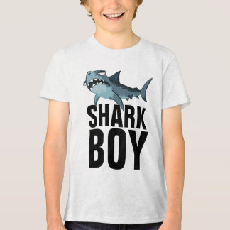 SHARK BOY MENS T-SHIRT Tri-Blend SHIRT