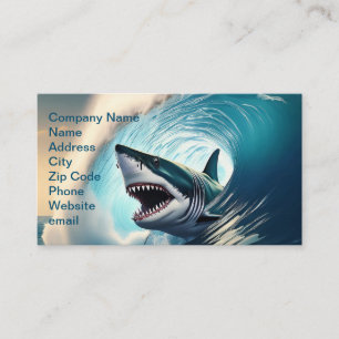 Shark Bump and Bite Business Card