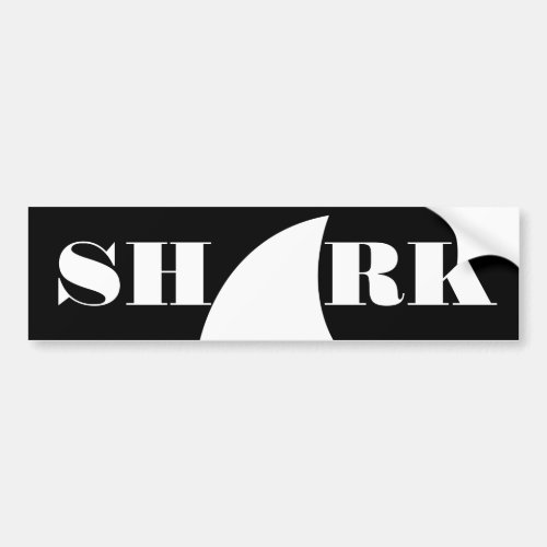 Shark bumper sticker