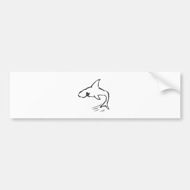 Shark Bumper Sticker (Front)