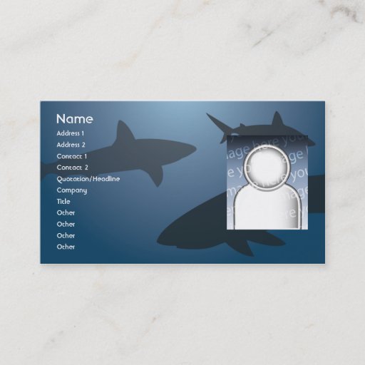 Customizable Shark - Business Business Card