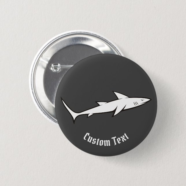 Shark Button (Front & Back)