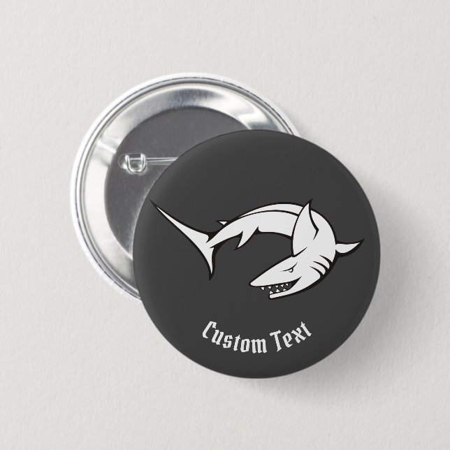 Shark Button (Front & Back)