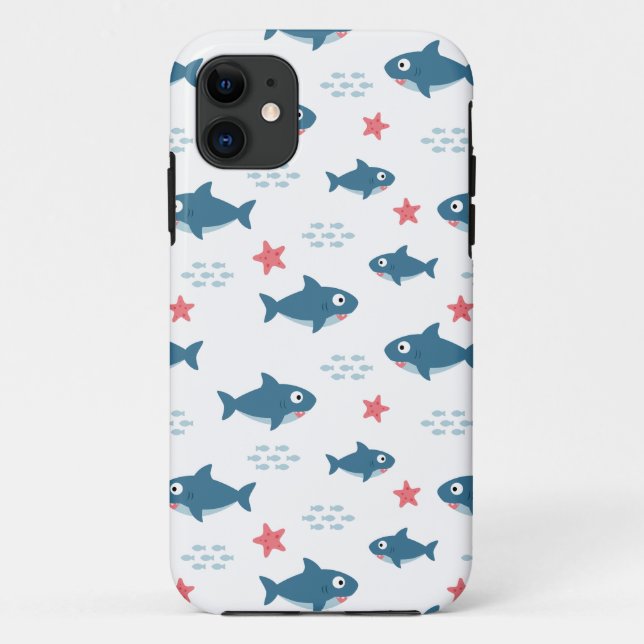Shark Case-Mate iPhone Case (Back)