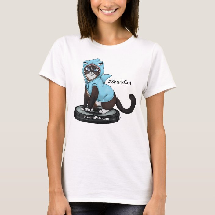 shark cat shirt