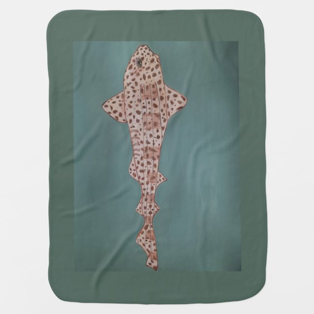 shark - children's baby blanket child accessories (Front)