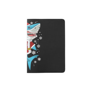 Shark Christmas Gift Santa Gifts Passport Holder