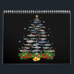 Shark Christmas Tree Shark Lovers Gifts Calendar<br><div class="desc">Shark Christmas Tree Shark Lovers Gifts</div>