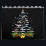 Shark Christmas Tree Shark Lovers Gifts Men Women Calendar<br><div class="desc">Shark Christmas Tree Shark Lovers Gifts Men Women</div>