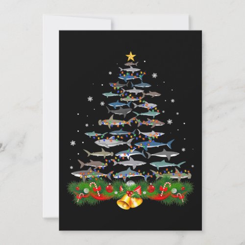 Shark Christmas Tree Shark Lovers Gifts Men Women Save The Date