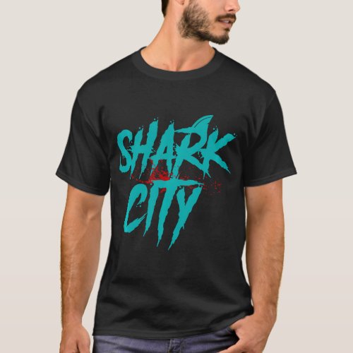 Shark City San Jose Savages San Jo 408 SJ San  T_Shirt