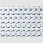Shark Coastal Theme Blue Decoupage Tissue Paper