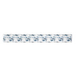 Shark Coastal Theme Blue Decoupage Tissue Paper Satin Ribbon