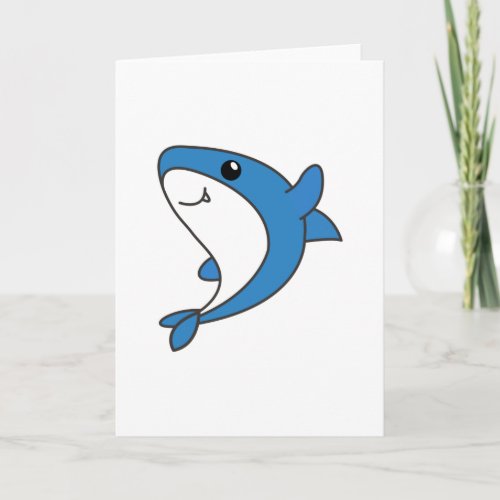 Shark Cute Animals For Kids Sharks Card